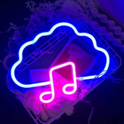 Cloud Music Neon