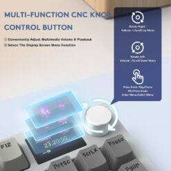 Alternative view of attack shark k86 - gray