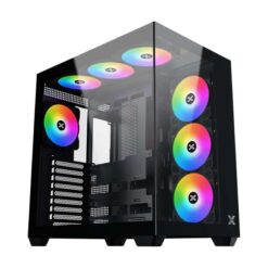 XIGMATEK AQUA V AIR ARCTIC ATX Mid Tower Case - Black