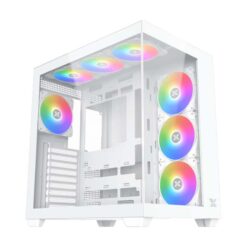 XIGMATEK AQUA V AIR ARCTIC ATX Mid Tower Case - White