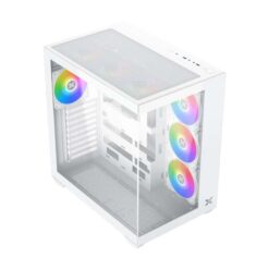 Alternative view of XIGMATEK AQUA V AIR ARCTIC ATX Mid Tower Case - White