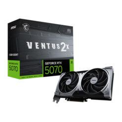 MSI Geforce RTX 5070 Ventus 2X OC Edition 12GB GDDR7 Graphic Card