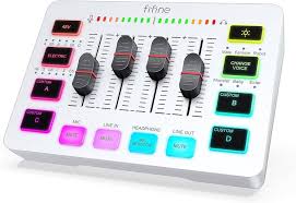 مكسر فيفاين - Fifine SC3 Audio Mixer - الصورة 2