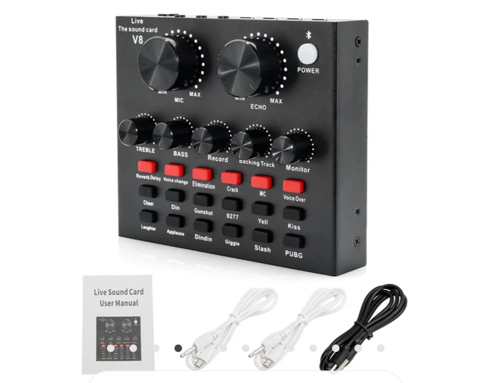 مكسر الصوت للبث والتسجيل الاحترافي (V8) - الصورة 2