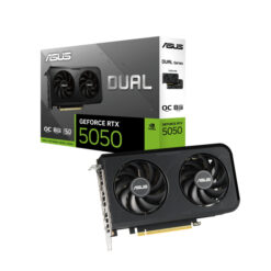 ASUS Dual GeForce RTX 5050 8GB OC Edition GDDR7 Graphic Card