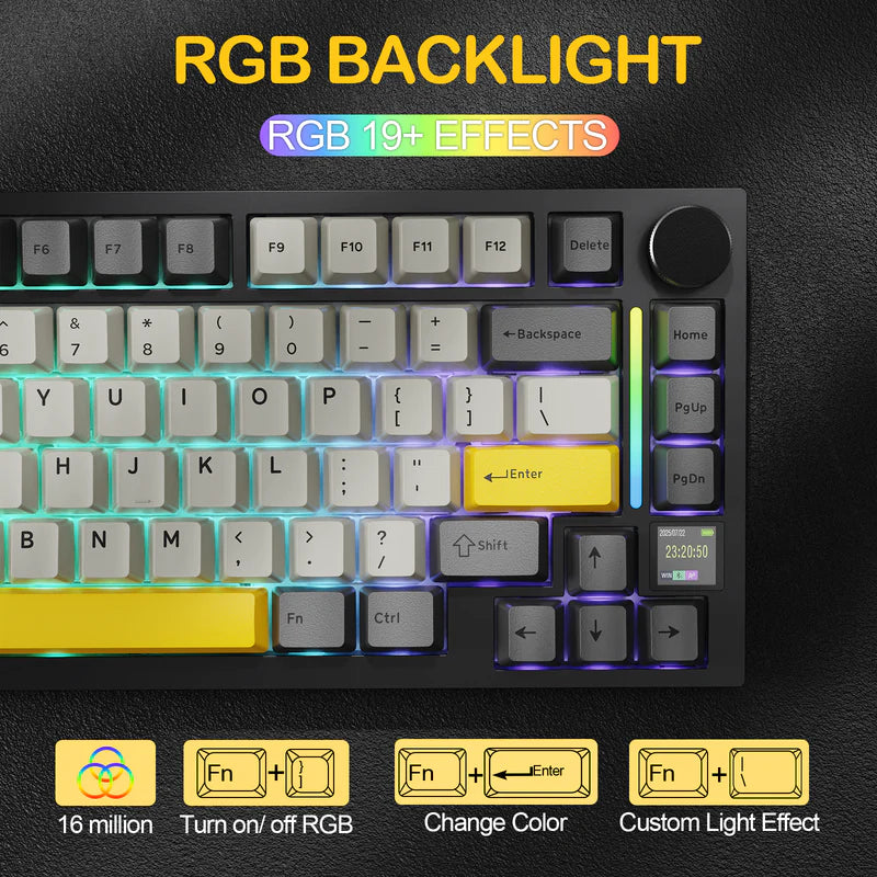 إضاءة RGB لكيبورد X820 Ultra
